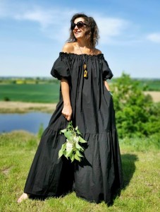 Sukienka hiszpanka BELLA czarna 