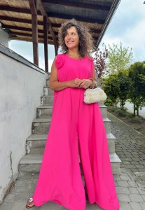 Kombinezon KORELLI  z broszką 