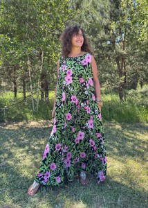 Sukienka Carla we wzory 