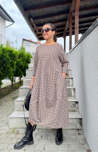 Sukienka w kratkę WENDY TRENDY