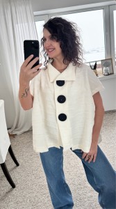  Kamizelka Wendy Trendy ecru