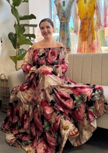 Sukienka EMILIA w kwiaty 