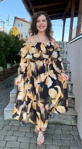 Sukienka ROMI we wzory OSTATNIE SZTUKI