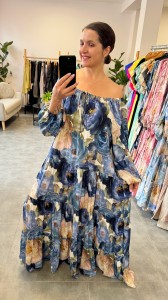 Sukienka EMILIA w kwiaty  