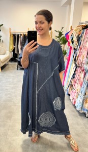  Sukienka z jeansu Flay  OSTATNIE SZTUKI 