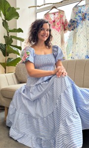 Sukienka LUNA w paski 