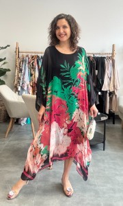 Sukienka SENDI z jedwabiu 