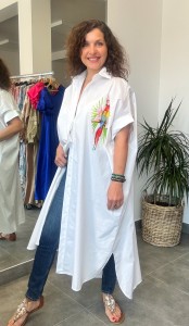 Koszula biała PAPUGA