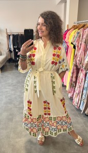 Sukienka haftowana SELIN OSTATNIE SZTUKI