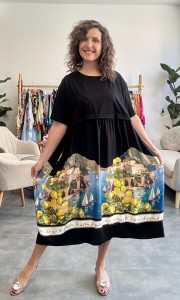 Sukienka łączona LIZA   