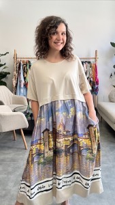 Sukienka łączona LIZA  