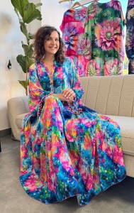 PRE ORDER Sukienka CELINE boho we wzory   