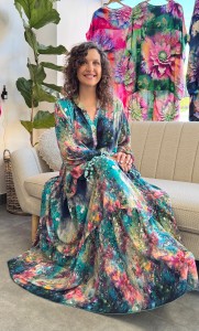 PRE ORDER Sukienka CELINE boho we wzory  