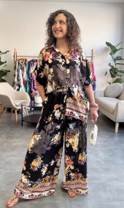  Komplet IBIZA  z jedwabiu 