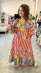 Sukienka LAURA   w paski