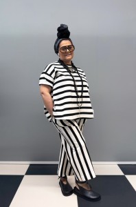 Komplet  RIVABELLA w paski