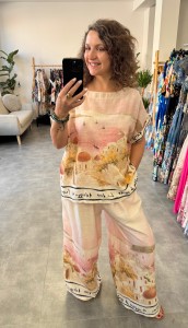 Komplet  lniany SUSI 