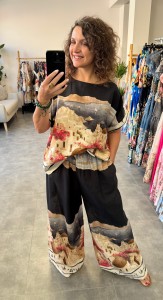 Komplet  lniany SUSI 