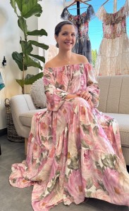 Sukienka EMILIA w kwiaty  