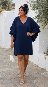 Sukienka MELANIA granat