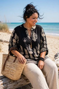 Bluzka BOHO haftowana  