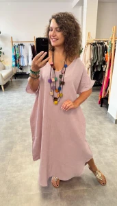 Sukienka JAJKO AVGA z bawełny muślinowej OSTATNIE SZTUKI  (1)