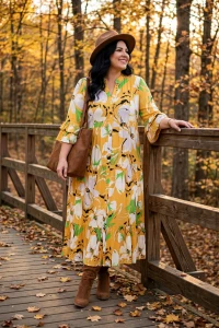 Sukienka CELINE boho we wzory  OSTATNIE SZTUKI (1) (1)