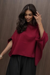 Bluzka kimono  AMIRA  bordo